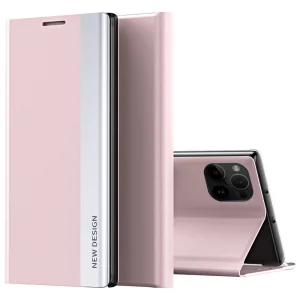 Калъф тефтер Magnetic Closure за iPhone 14 Pro, Розов