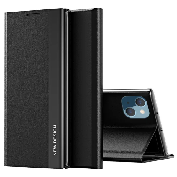 Калъф тефтер Magnetic Closure за iPhone 14 Plus, Черен 1