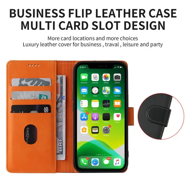 Wallet case for Iphone 14 Pro Max, black 2