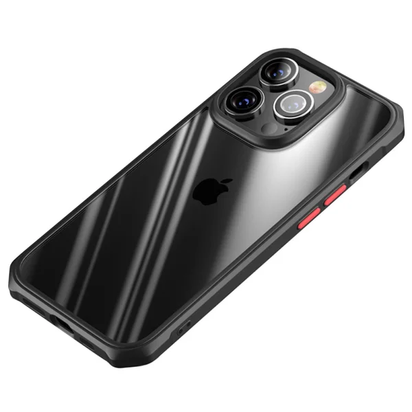 Удароустойчив калъф Shell Scratch Proof за Iphone 14 Pro Max, черен 3
