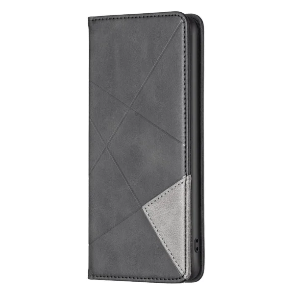 Leather Wallet Stand Book Case for iPhone 14 Pro Max, gray 5