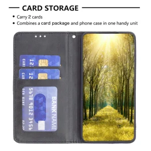 Leather Wallet Stand Book Case for iPhone 14 Pro Max, gray 6