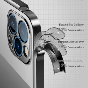 SULADA Silicone Case for iPhone 14 Pro, Anti-drop, Black 3