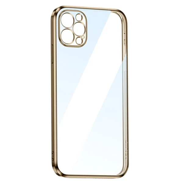 Силиконов калъф SULADA Anti-drop за iPhone 14 Pro, Златист 1