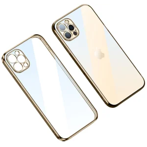 Силиконов калъф SULADA Anti-drop за iPhone 14 Pro, Златист 3
