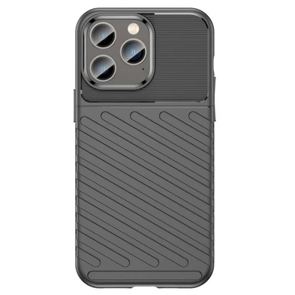 Силиконов калъф Thunder за Iphone 14 Pro Max, Черен 1