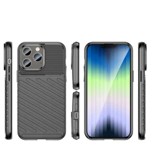 Силиконов калъф Thunder за Iphone 14 Pro Max, Черен 4