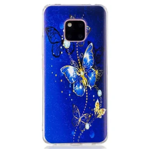 Силиконов гръб за Huawei Mate 20 Pro, Пеперуда