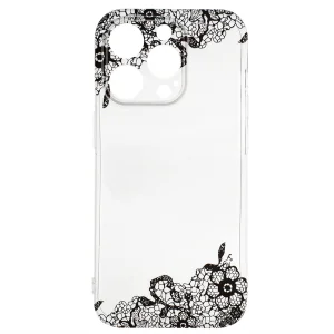 Силиконов калъф за iPhone 14 Pro, Дантела