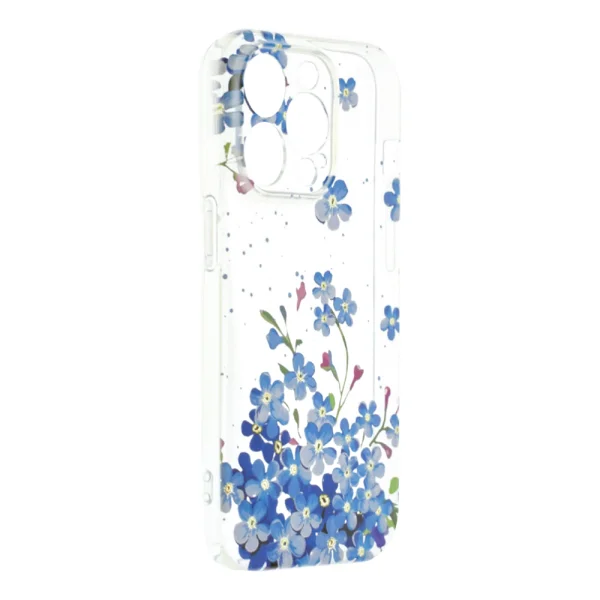 Silicone Case for iPhone 14 Pro, Flowers 2