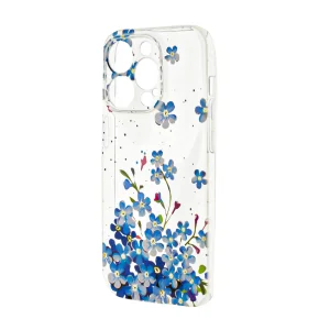 Silicone Case for iPhone 14 Pro, Flowers 3