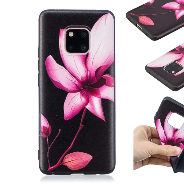 Силиконов гръб за Huawei Mate 20 Pro, Цвете 4