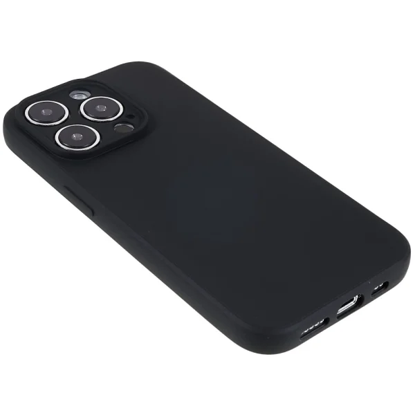 Силиконов калъф Matte за Iphone 14 Pro, черен 4