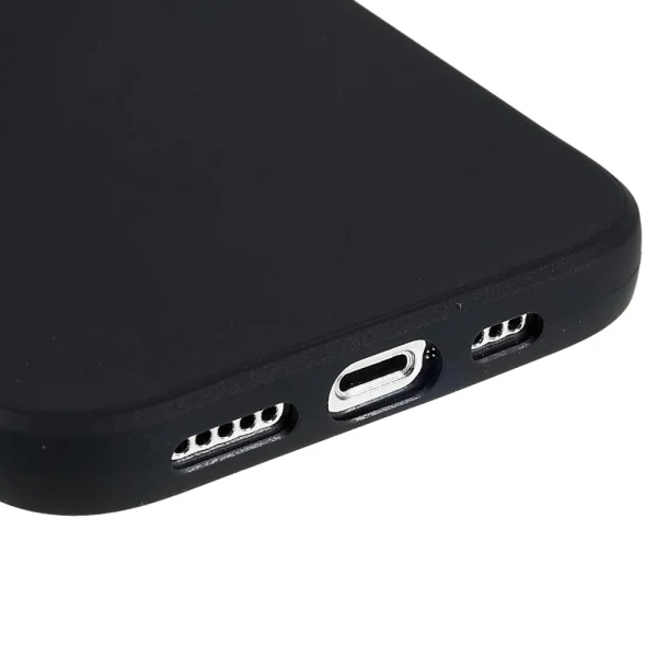Силиконов калъф Matte за Iphone 14 Pro, черен 5