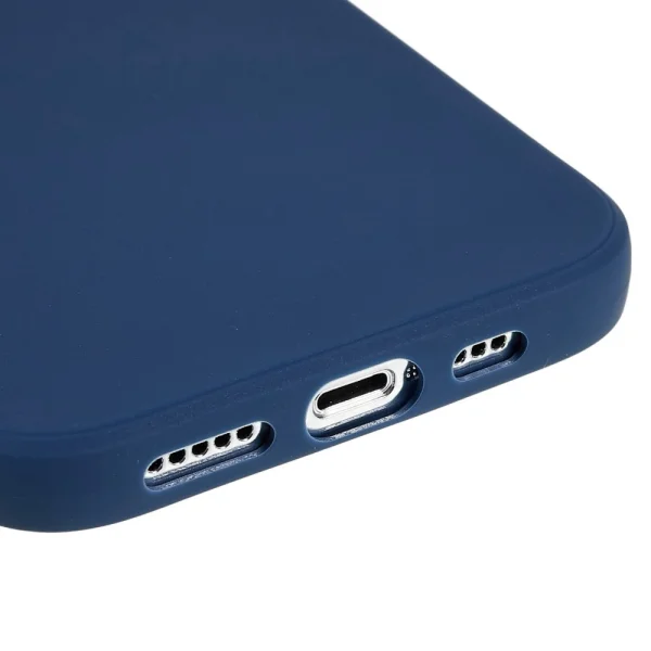 Matte Silicone Case for iPhone 14 Pro, Blue 5