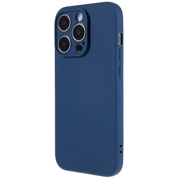 Matte Silicone Case for iPhone 14 Pro, Blue 3