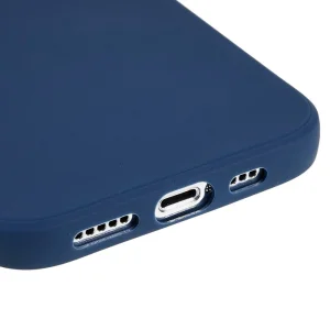 Matte Silicone Case for iPhone 14 Pro, Blue 5