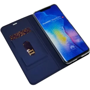 Калъф Тефтер ELEGANCE за Huawei Mate 20 Pro, Тъмно син 4