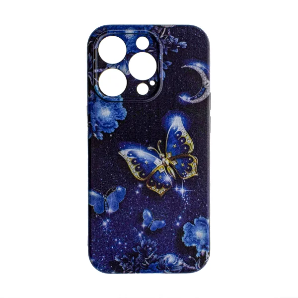 Silicone case for iPhone 14 Pro, Butterfly 1
