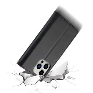 Калъф тефтер Crazy Horse за Iphone 14 Pro, черен 4