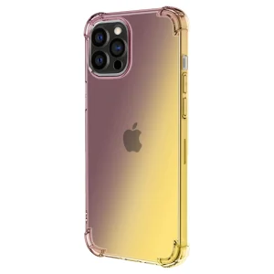 Силиконов калъф Gradient Design Iphone 14 Pro, златист