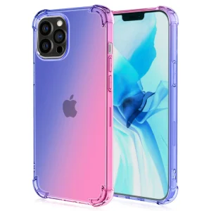 Силиконов калъф Gradient Design Iphone 14 Pro, розов