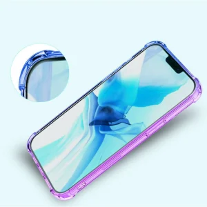Silicone case Gradient Design Iphone 14 Pro, pink 4