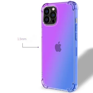Silicone case Gradient Design Iphone 14 Pro, pink 3