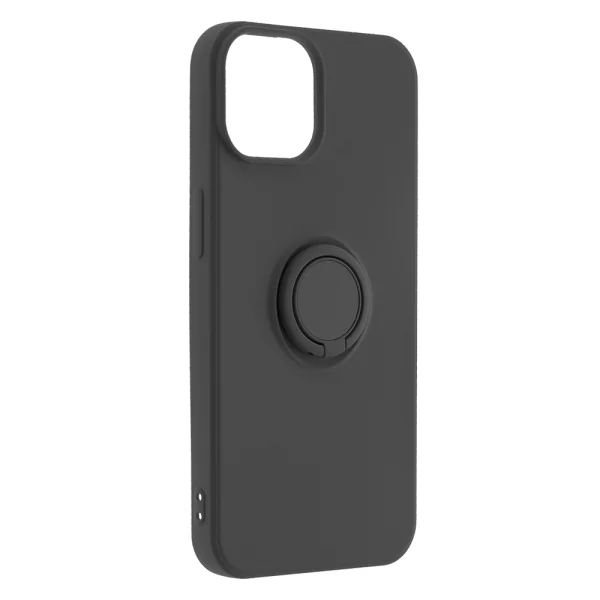 Силиконов Калъф Silicone Ring за iPhone 14 Plus, Черен 2