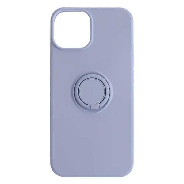 Силиконов Калъф Silicone Ring за iPhone 14 Plus, Лилав 1