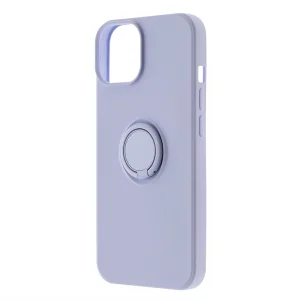 Силиконов Калъф Silicone Ring за iPhone 14 Plus, Лилав 3