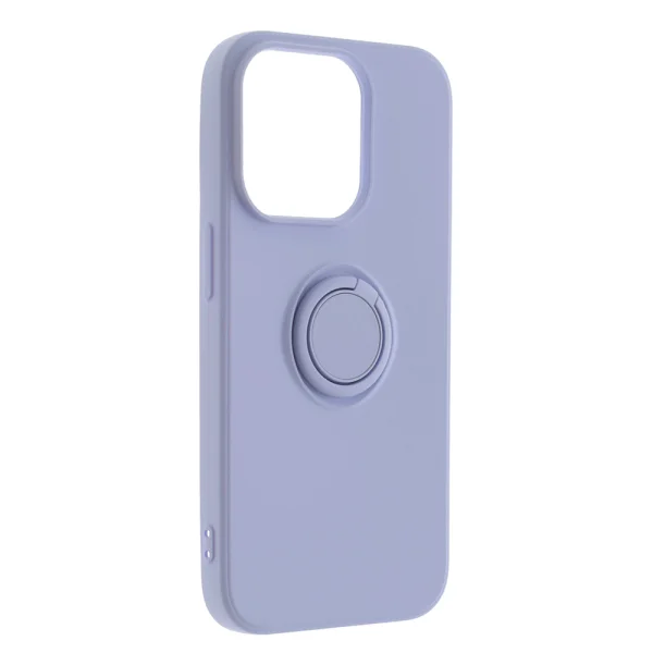 Силиконов Калъф Silicone Ring за iPhone 14 Pro, Лилав 2