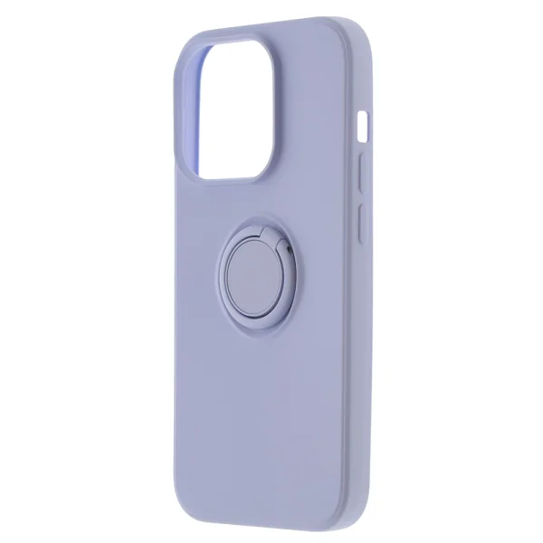 Силиконов Калъф Silicone Ring за iPhone 14 Pro, Лилав 3