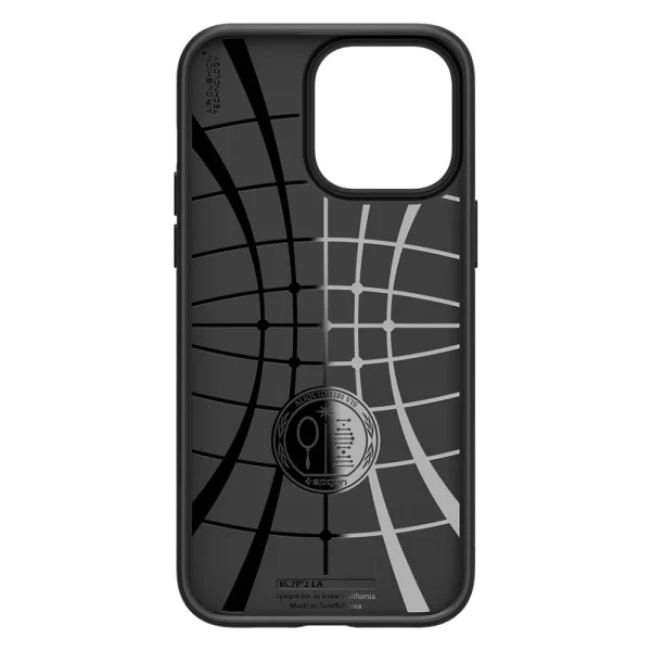 Shockproof Case Spigen Liquid Air for iPhone 14 Pro, ACS04957, Matte, Black 2