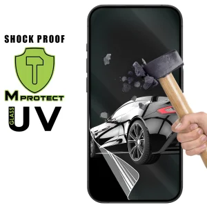Изрязване UV FLEXIBLE Glass Hydrogel Protector, Shock Proof, за всеки телефон