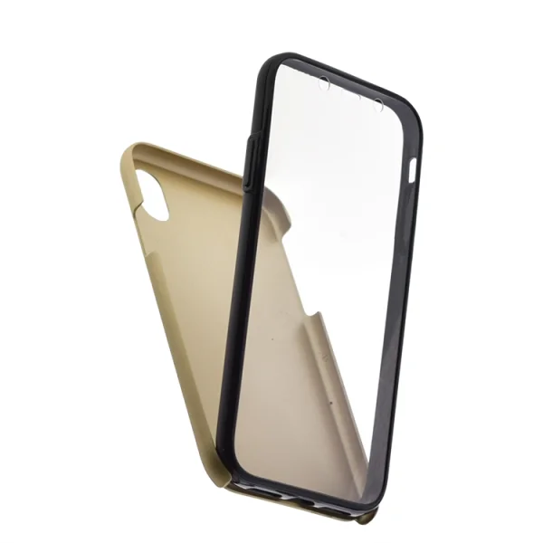360 Degree Case for iPhone XR (6.1), Golden 2