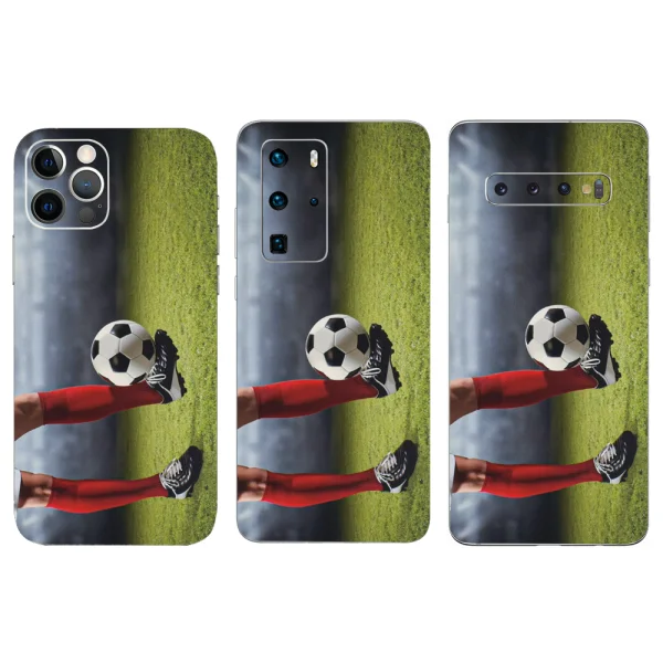 Custom Cut Phone Film Protector (Back), Football 1