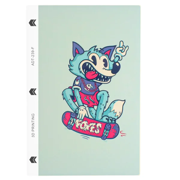 Custom Cut Phone Foil Protector (Back), Skater Fox 3