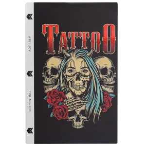 Custom Cut Phone Foil Protector (Back), Tattoo 3D 3