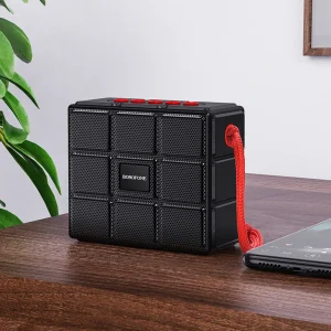 Portable speaker Borofone BR16 Gage, Bluetooth, black 3