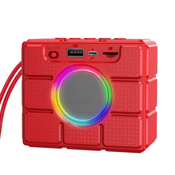 Преносима колонка Borofone BR16 Gage, Bluetooth, червен 2