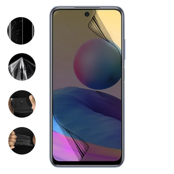 Hydrogel protector Privacy for Xiaomi Redmi Note 10 5G, front shell 1