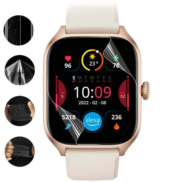 Hydrogel for Xiaomi Amazfit GTS 4 watch 1