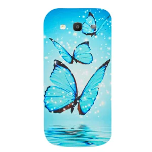 Фолио Протектор за гърба на Samsung Galaxy S3, Синя Пеперуда