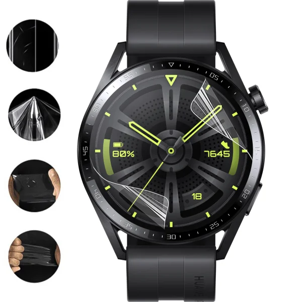 Хидрогел протектор за часовник Matte за Huawei Watch GT3, 46mm 1