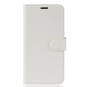 Калъф Тефтер Litchi за Xiaomi Mi 8 Lite, Бял