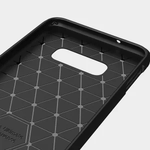 Силиконов Калъф Carbon за Samsung Galaxy S10e, Черен 3