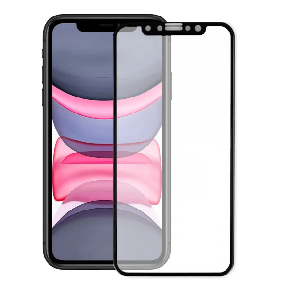 Стъклен Протектор OG Full Glue 5D за Iphone 11, черен 1