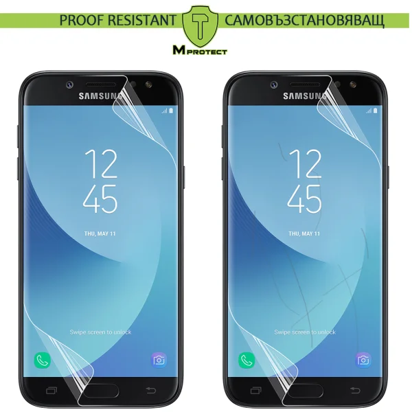 Hydrogel screen protector MProtect Prof Resistiant for Samsung Galaxy J5, Front Shell 4
