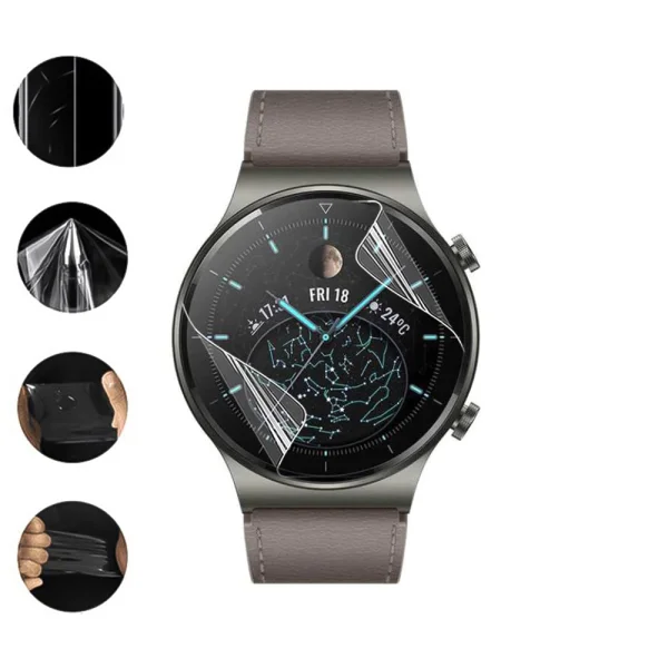 Хидрогел протектор за часовник MATTE за Huawei Watch GT2 Pro, 46mm 2